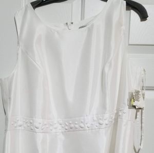 Kasper White Dress